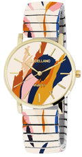 Excellanc Damen Armbanduhr – Bicolor Quarzuhr mit Zugarmband