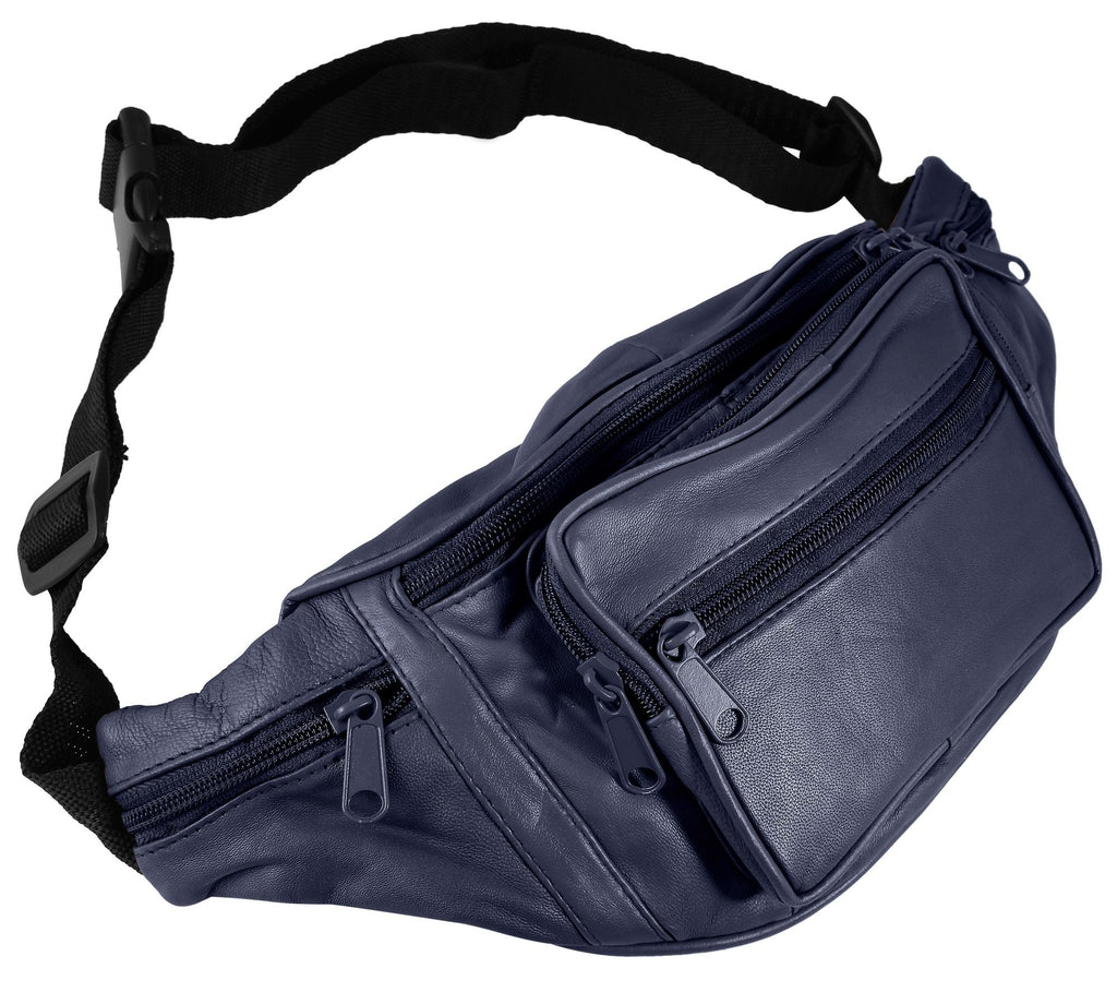 Leonardo Verrelli Echtleder Tasche, rot, blau
