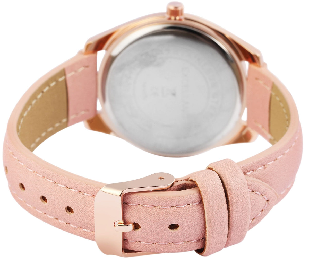 Excellanc Damenuhr – Rosa, Strass, Roségold, Ø 36 mm