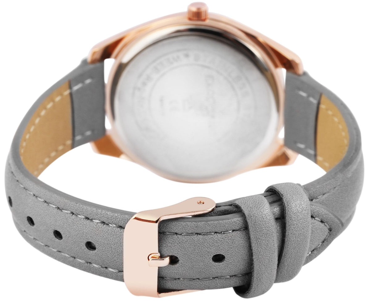 Excellanc Damenuhr – Rosa, Strass, Roségold, Ø 36 mm