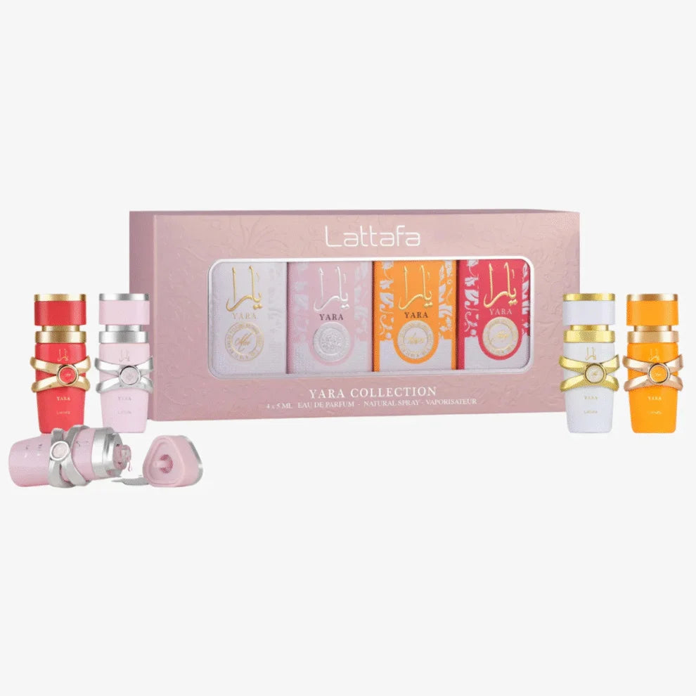 Yara Collection Eau de Parfum Geschenkset, 4 × 5 ml