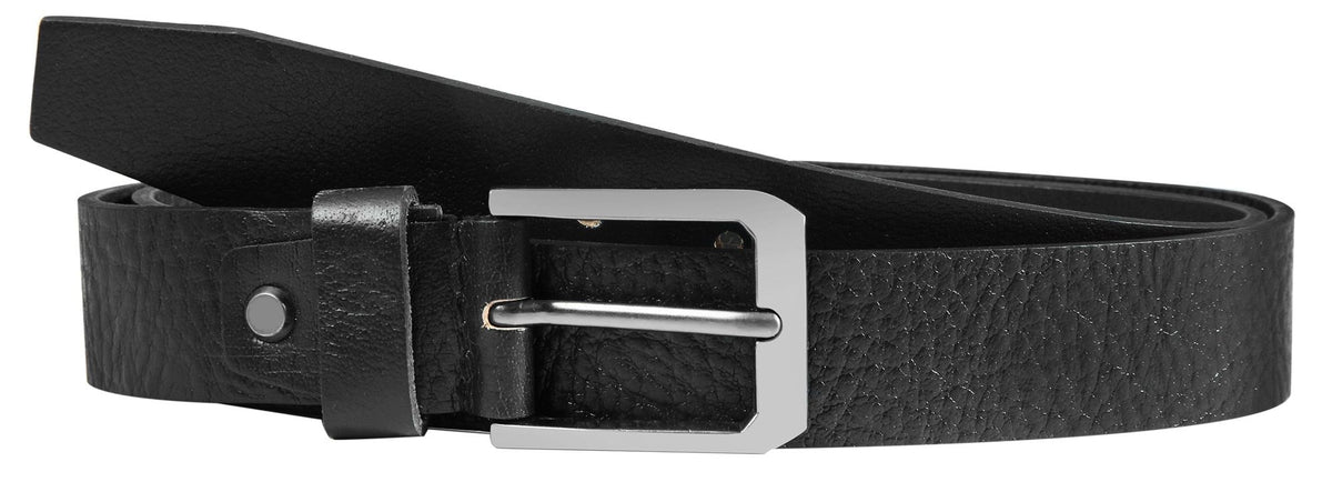 Echtleder Gürtel Damen Schwarz – kürzbar | Leonardo Verrelli