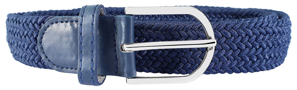 Textil-Flechtgürtel Unisex Blau – 12 Stück (95/105/115 cm)