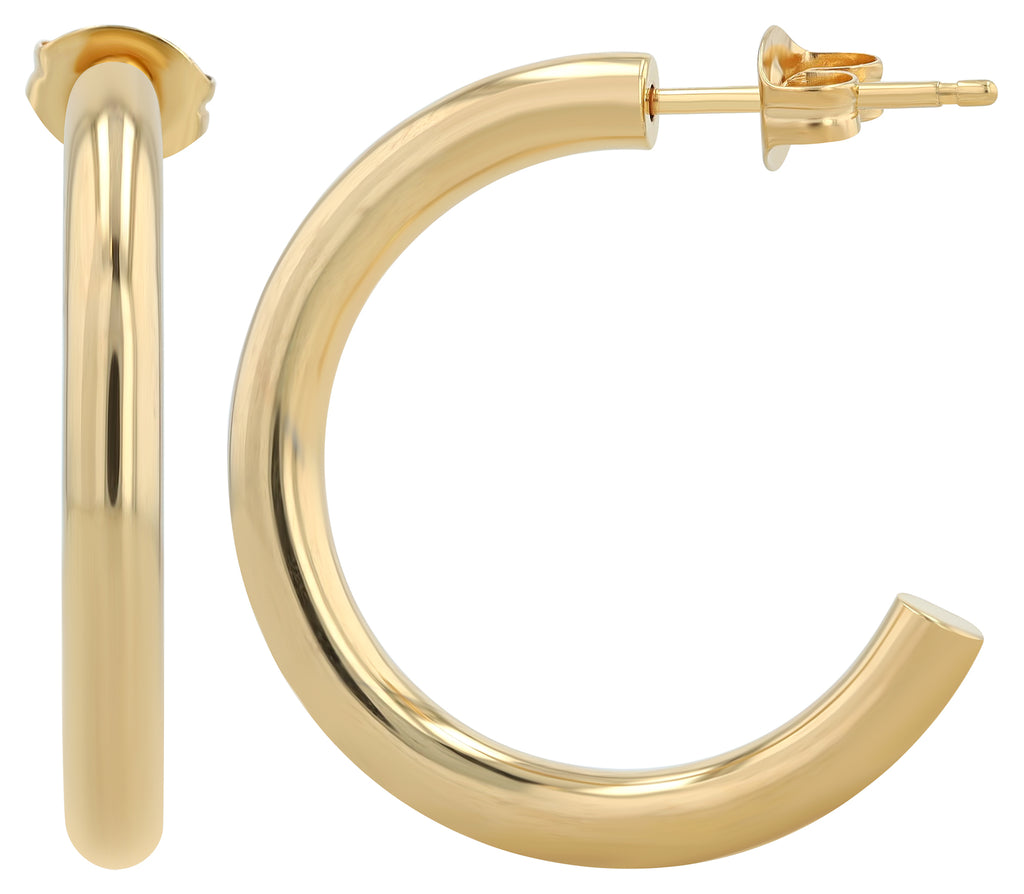 Akzent Creolen "Christin", Titan, goldfarben