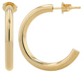 Akzent Creolen "Christin", Titan, goldfarben