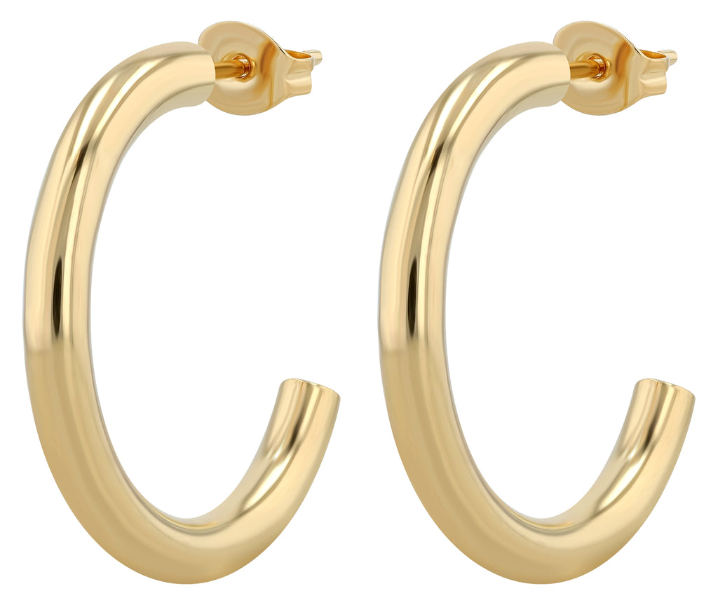 Akzent Creolen "Christin", Titan, goldfarben