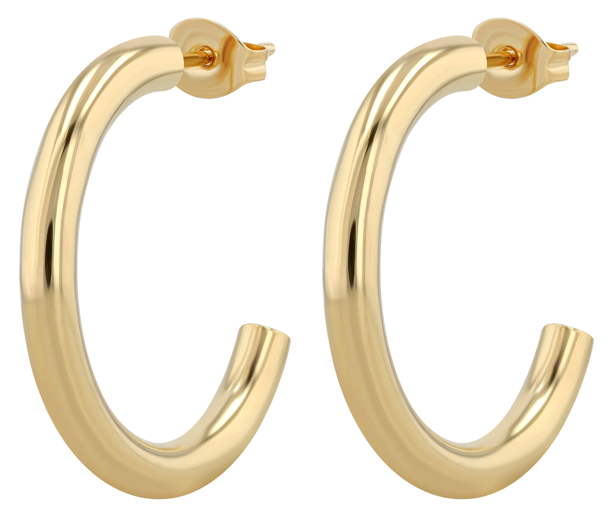 Akzent Creolen "Christin", Titan, goldfarben