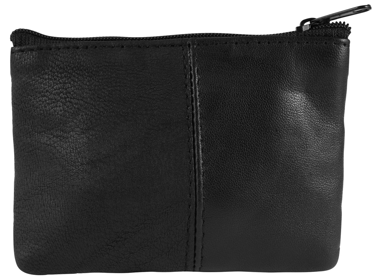 Excellanc Schlüsseletui Echtleder Schwarz – Lammleder Unisex