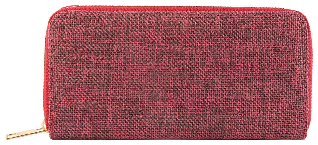 Cham Cham Damen Geldbörse Lederimitat Blau – Querformat Modisch