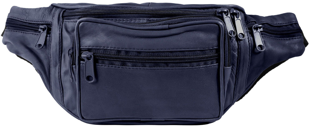 Leonardo Verrelli Echtleder Tasche, rot, blau
