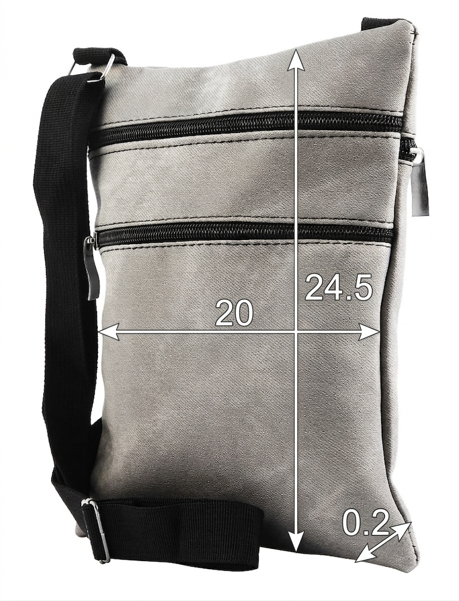 Cham Cham Sling Bag Lederimitat Schwarz – Unisex Umhängetasche