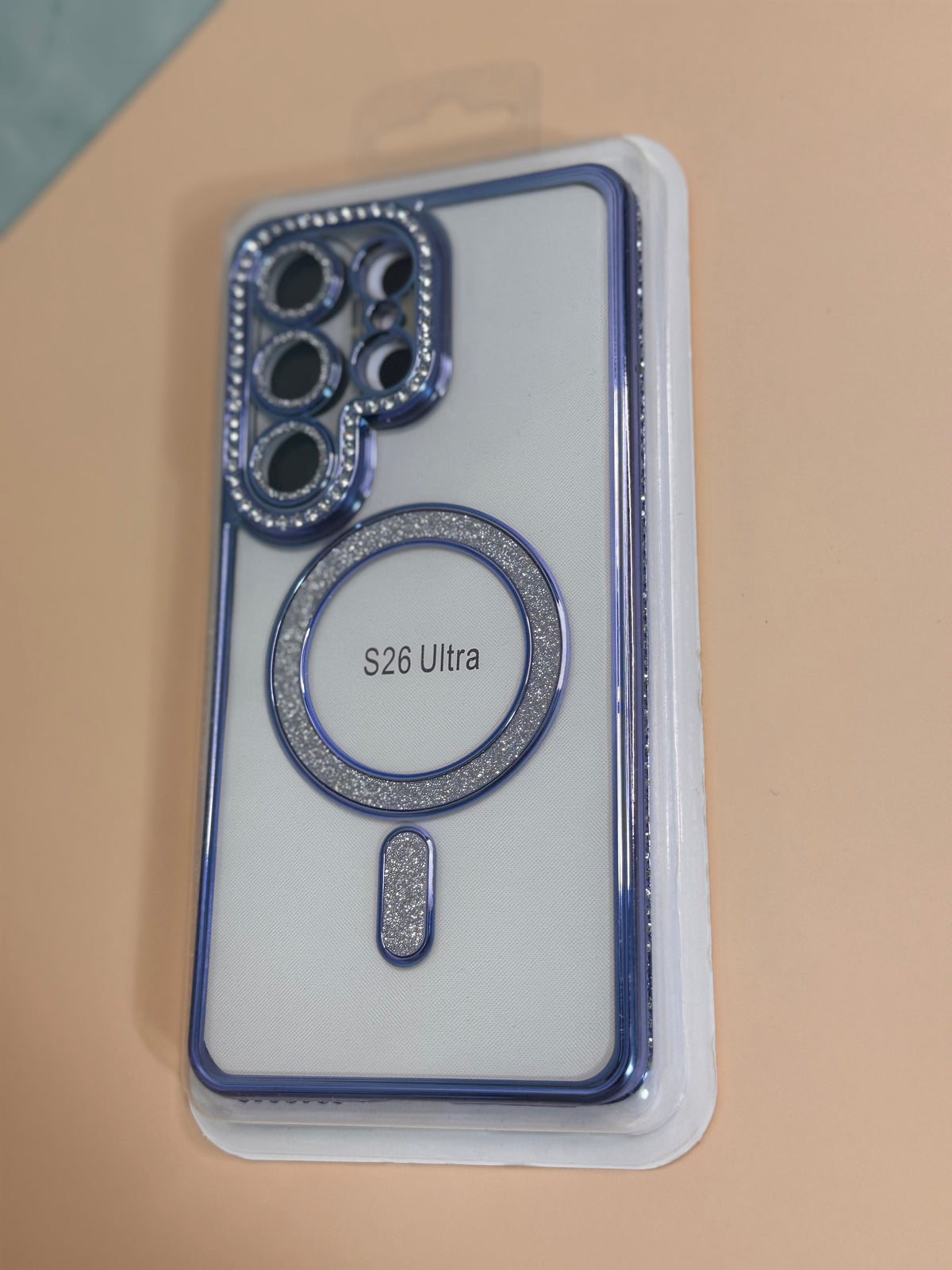 Handyhülle für Samsung S26 Ultra mit funkelndem Rahmen