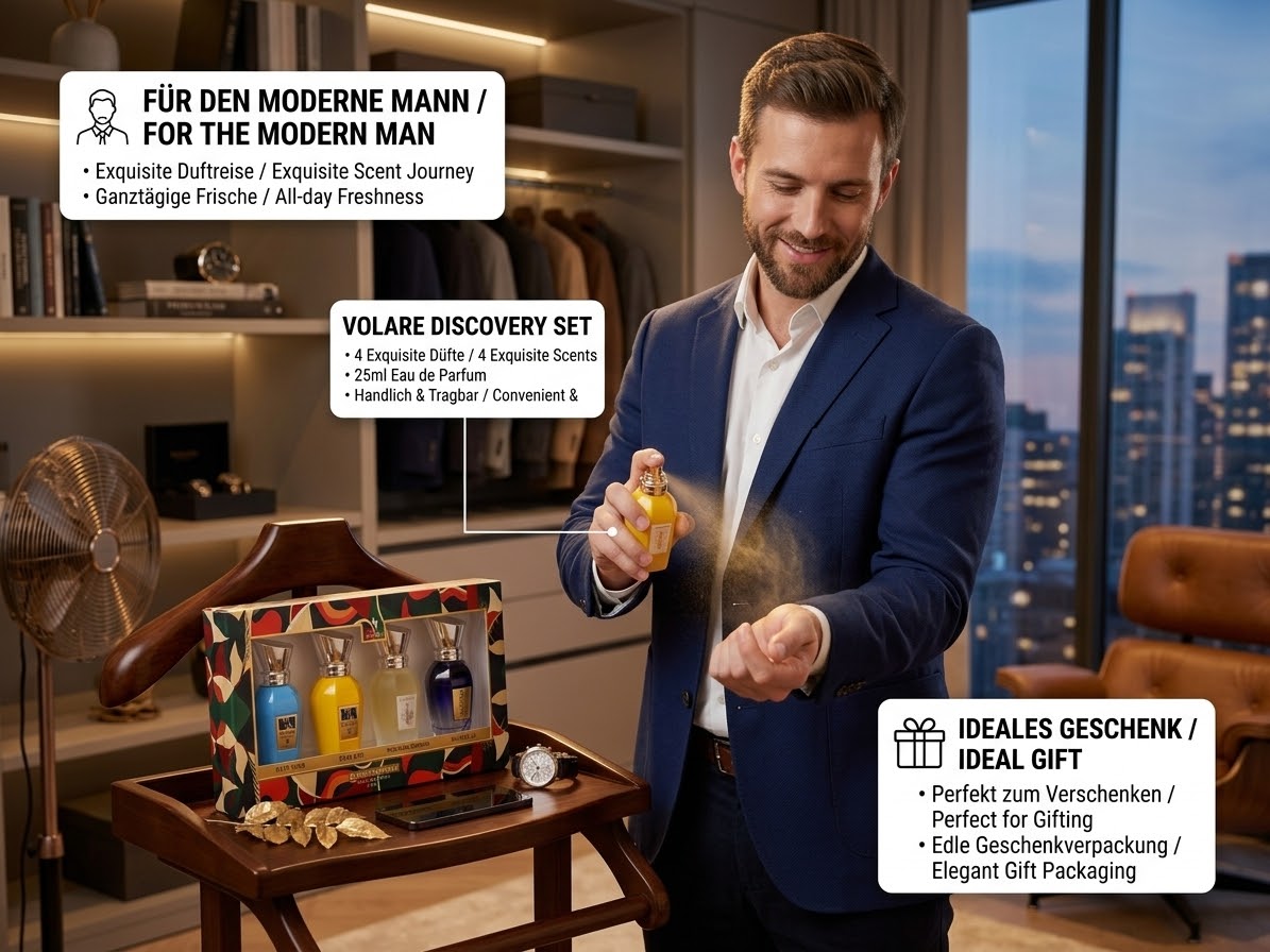 VOLARE Discovery Set – 4 Eau de Parfum à 25 ml