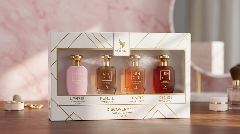 VOLARE KENZIE Discovery Set – 4 Eau de Parfum à 25 ml
