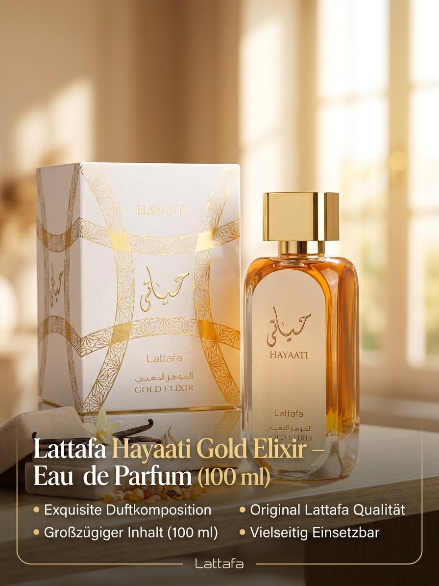 Lattafa Hayaati Gold Elixir Eau de Parfum 100 ml