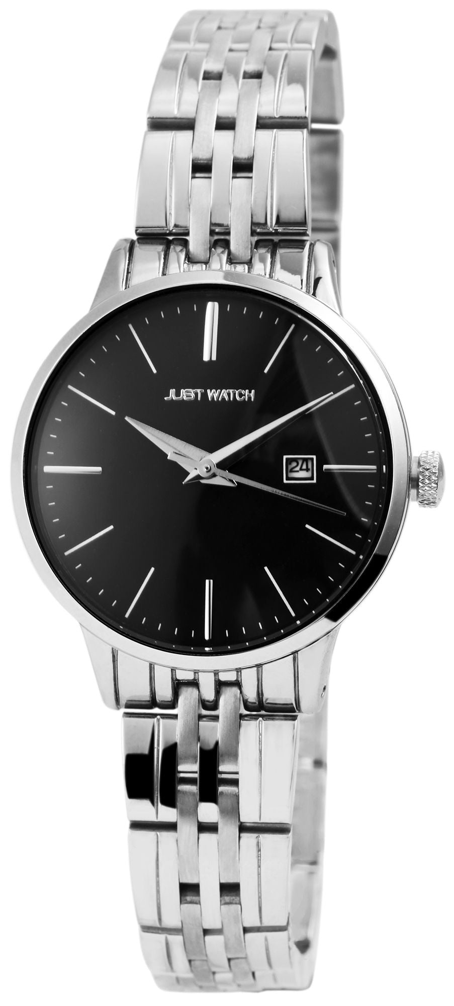 Damenuhr |Just Watch | Edelstahl-Gliederarmband | IP-beschichtet | Ø 31 mm