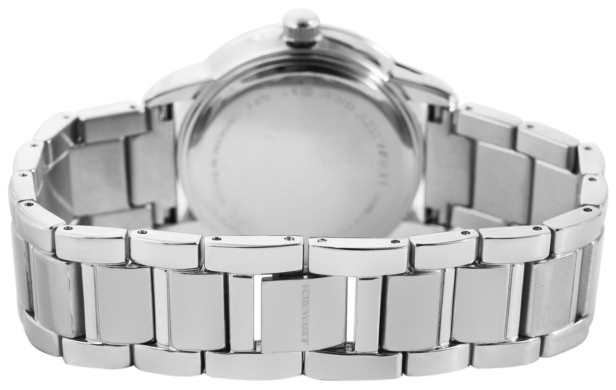 Just Watch Damenuhr | Abbey | Silber/Blau | Edelstahl | Miyota 2035 | Ø 35 mm