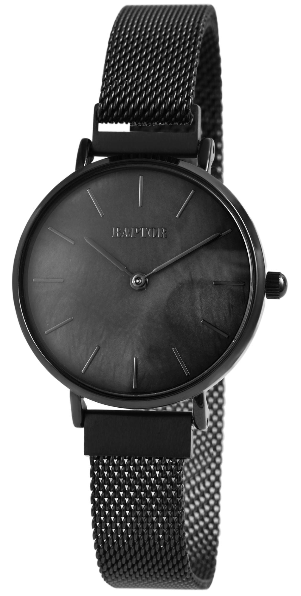 JUST WATCH EXCLUSIVE Scarlet – Elegante Damenuhr mit schwarzem Meshband