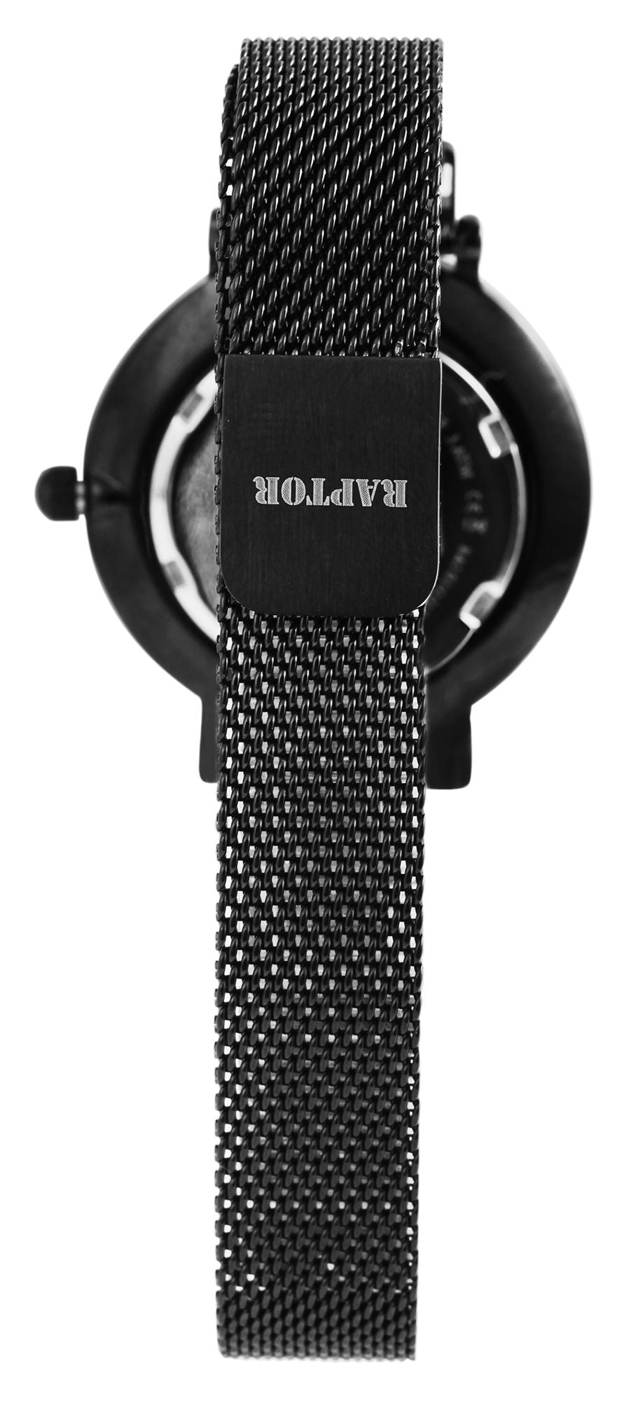 JUST WATCH EXCLUSIVE Scarlet – Elegante Damenuhr mit schwarzem Meshband