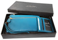 Leonardo Verrelli Damen-Geschenkset Echtleder Blau/Mint – Tasche & Kartenmäppchen