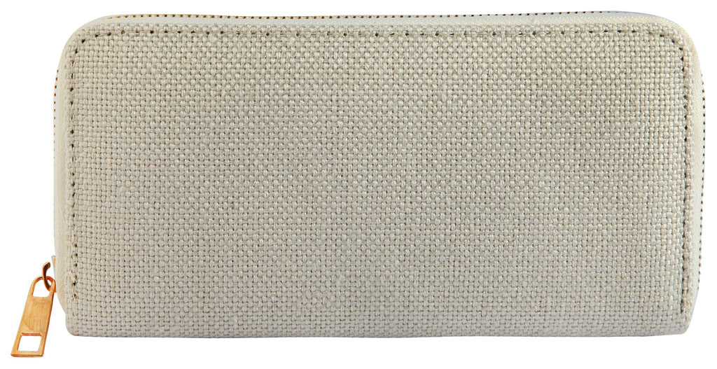 Cham Cham Damen Geldbörse Lederimitat Beige – Querformat Modisch
