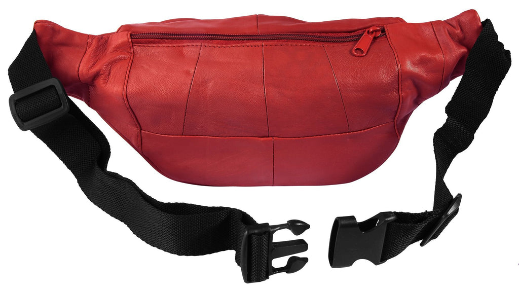 Leonardo Verrelli Echtleder Tasche, rot, blau