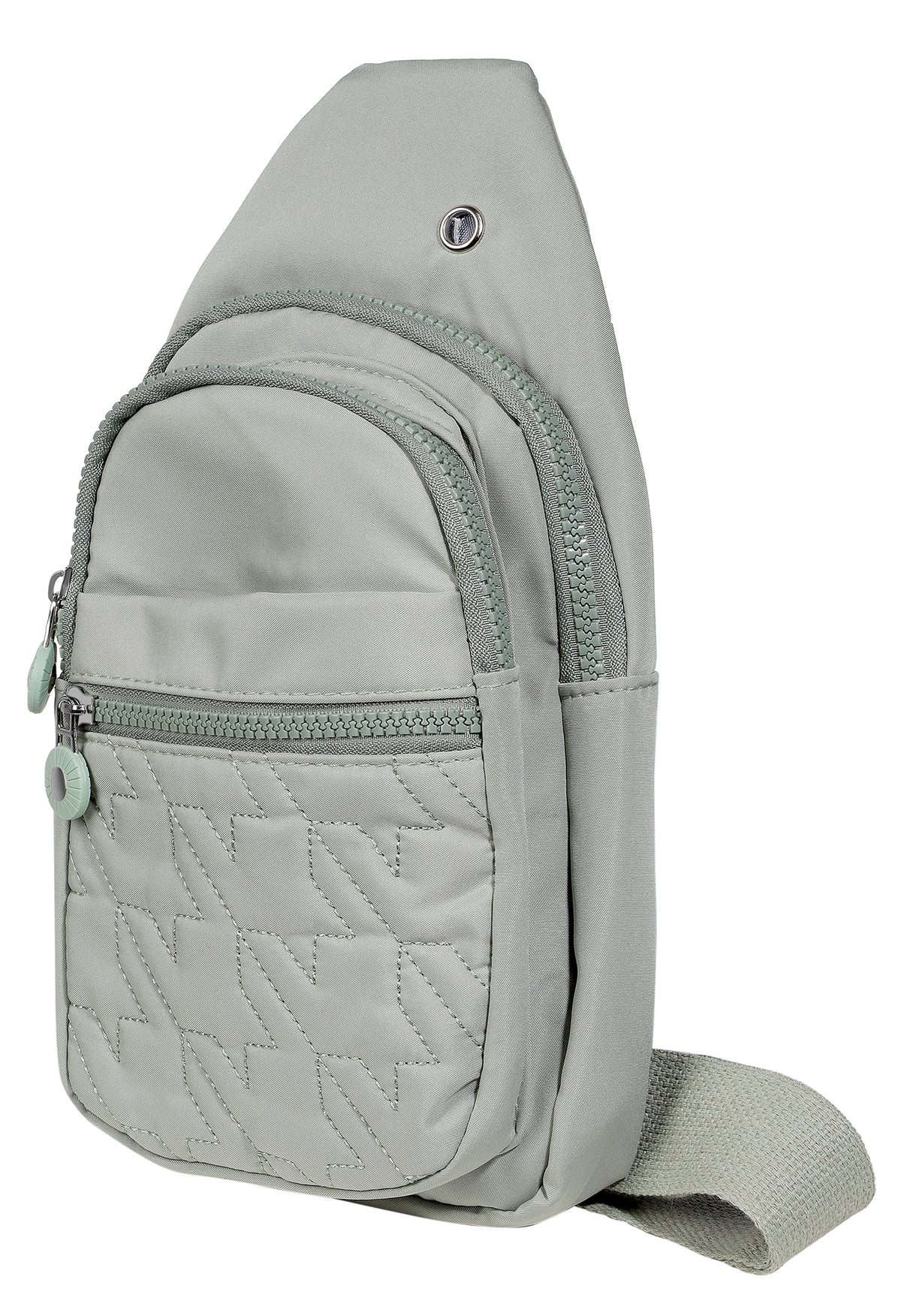 Brusttasche / Cross Body Bag, Textil, verstellbarer Gurt, 5 Designs, 4er-Pack – Schwarz, Grün, Blau